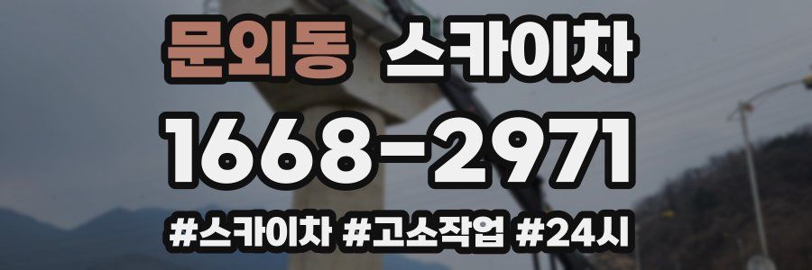 문외동 스카이차