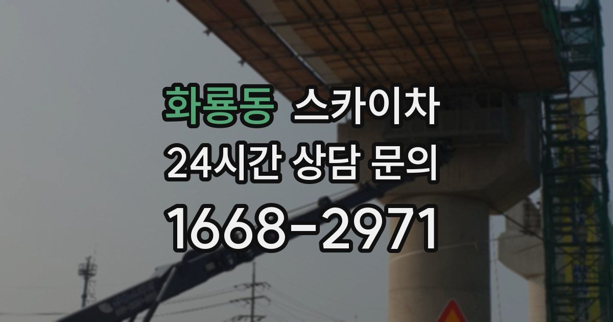 화룡동 스카이차