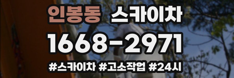 인봉동 스카이차