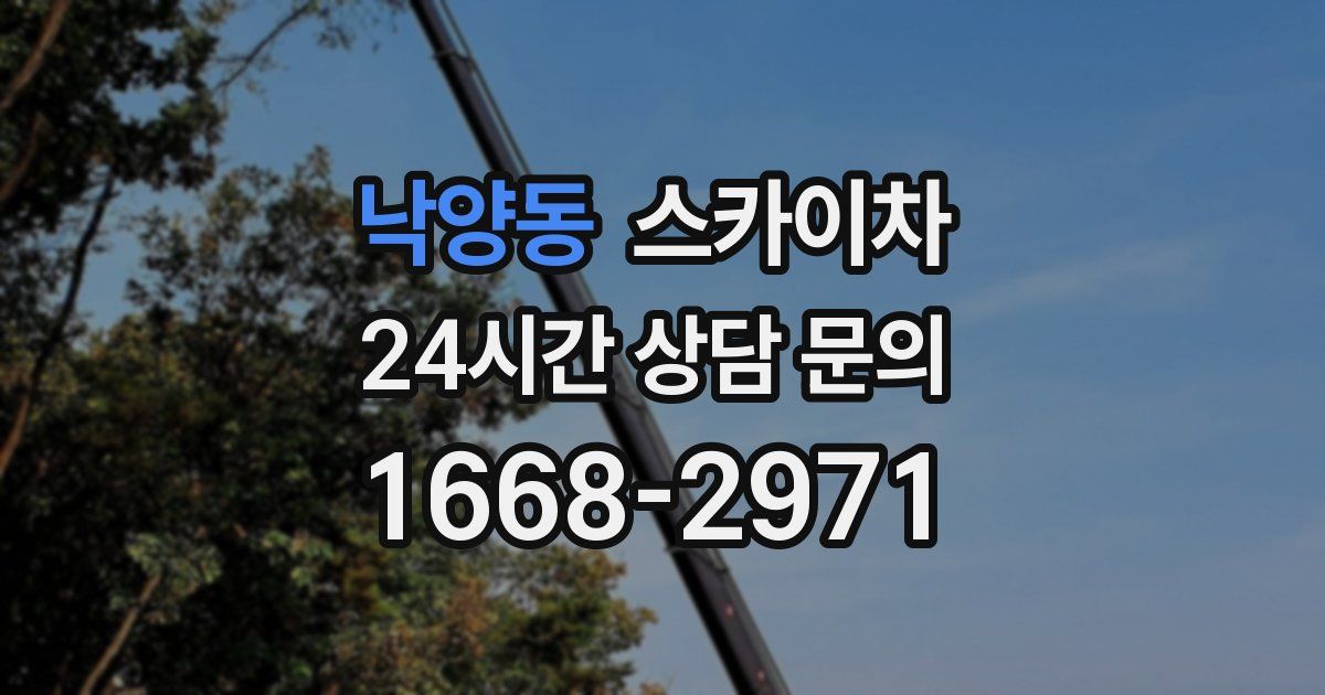낙양동 스카이차