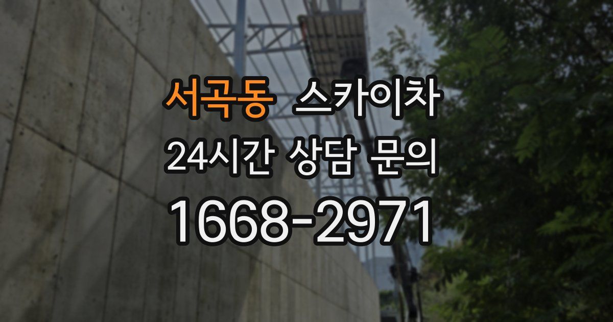 서곡동 스카이차