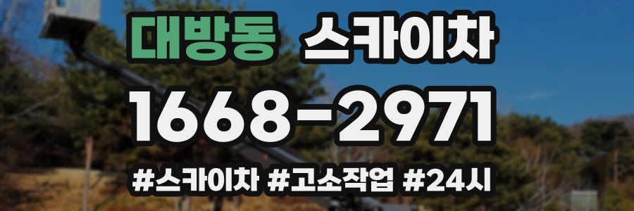 대방동 스카이차