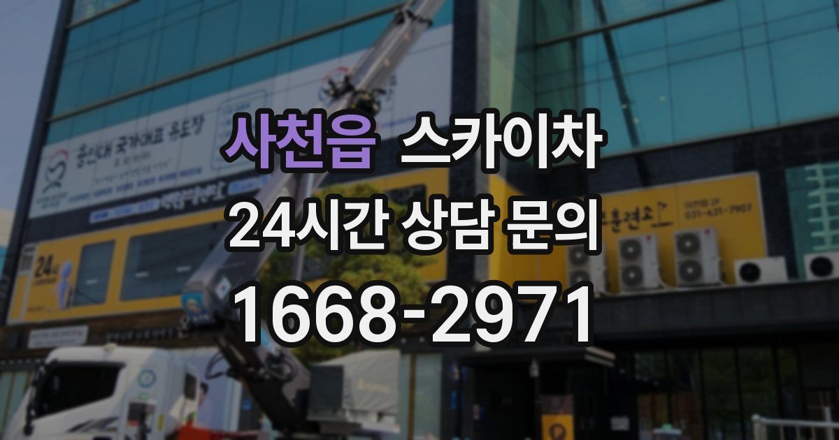 사천읍 스카이차