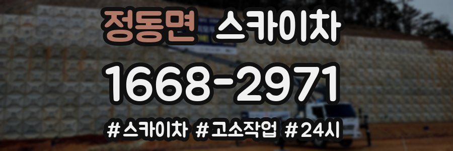 정동면 스카이차