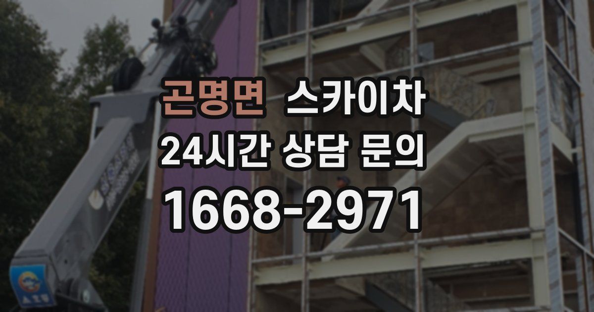 곤명면 스카이차
