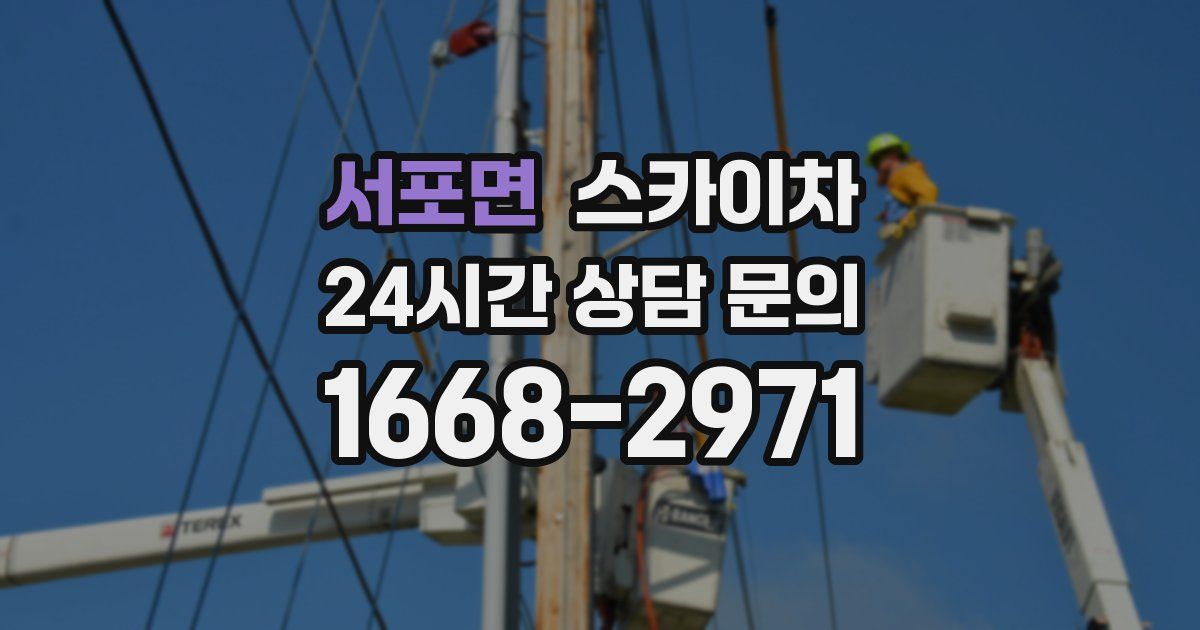 서포면 스카이차