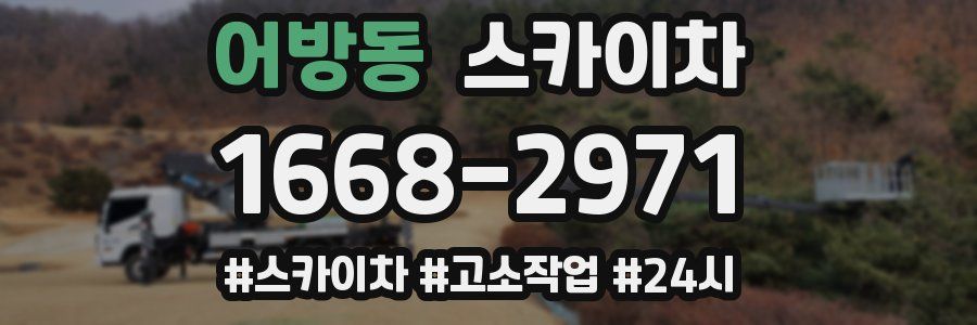 어방동 스카이차