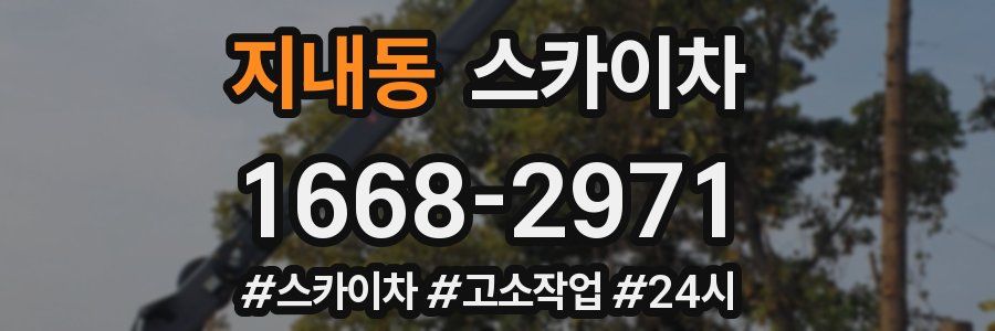 지내동 스카이차