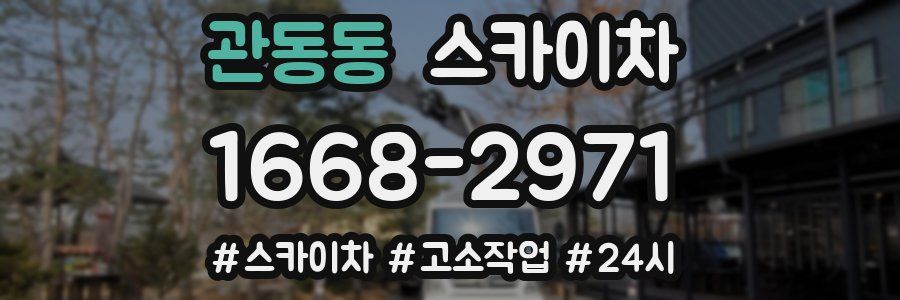 관동동 스카이차