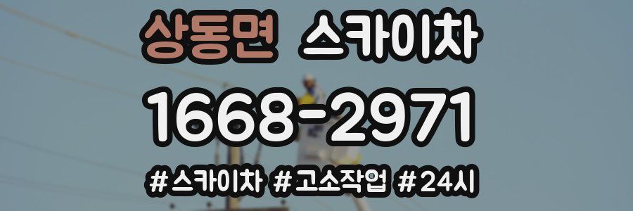 상동면 스카이차