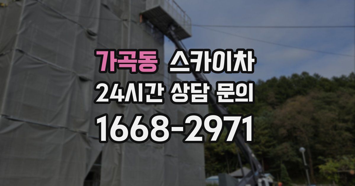 가곡동 스카이차