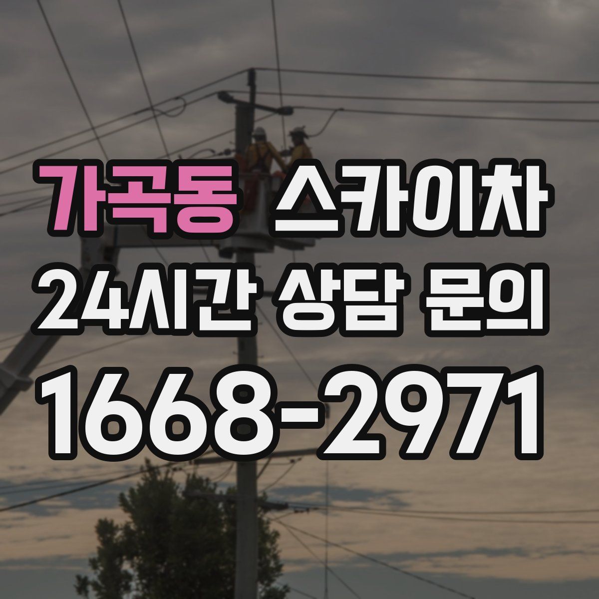 가곡동 스카이차