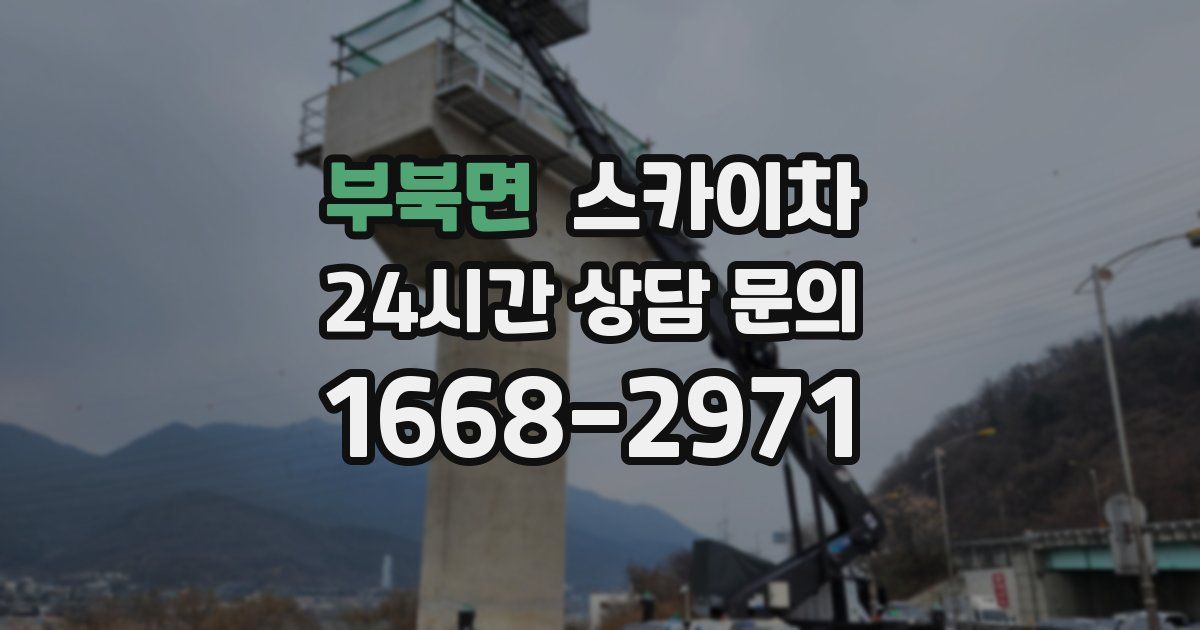 부북면 스카이차