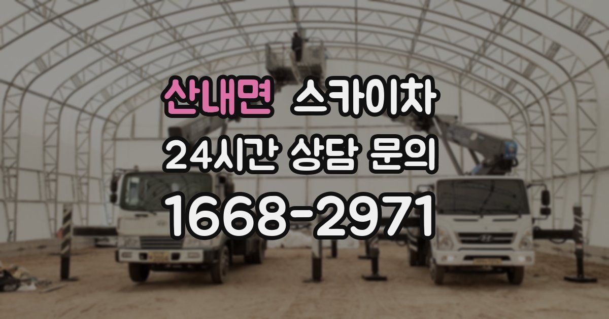 산내면 스카이차