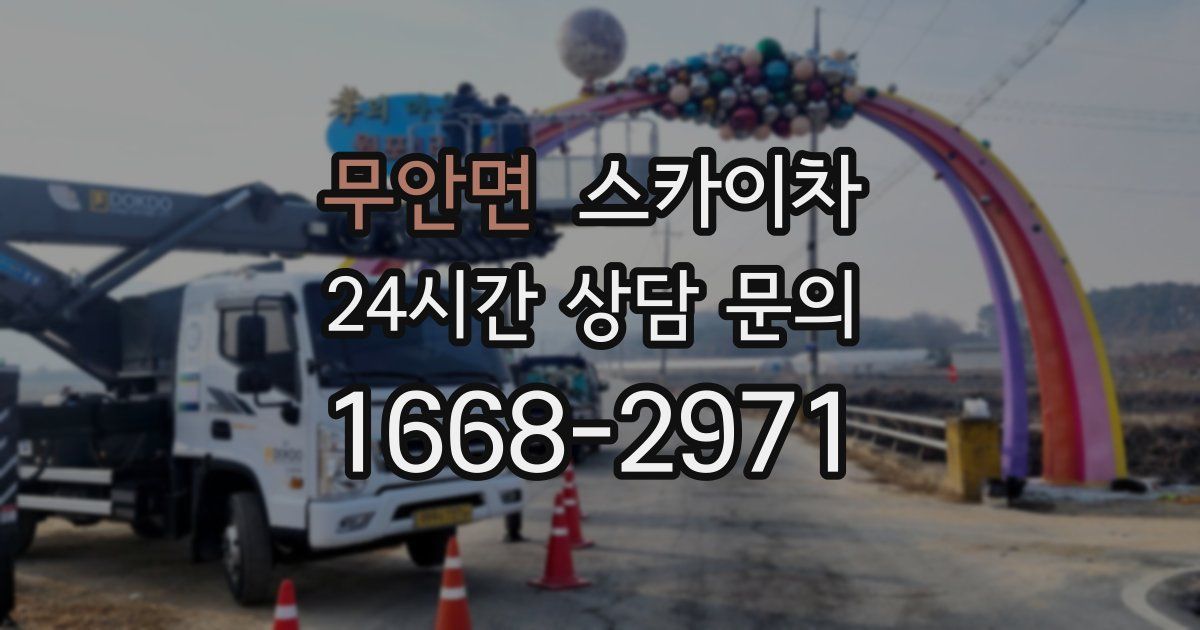 무안면 스카이차