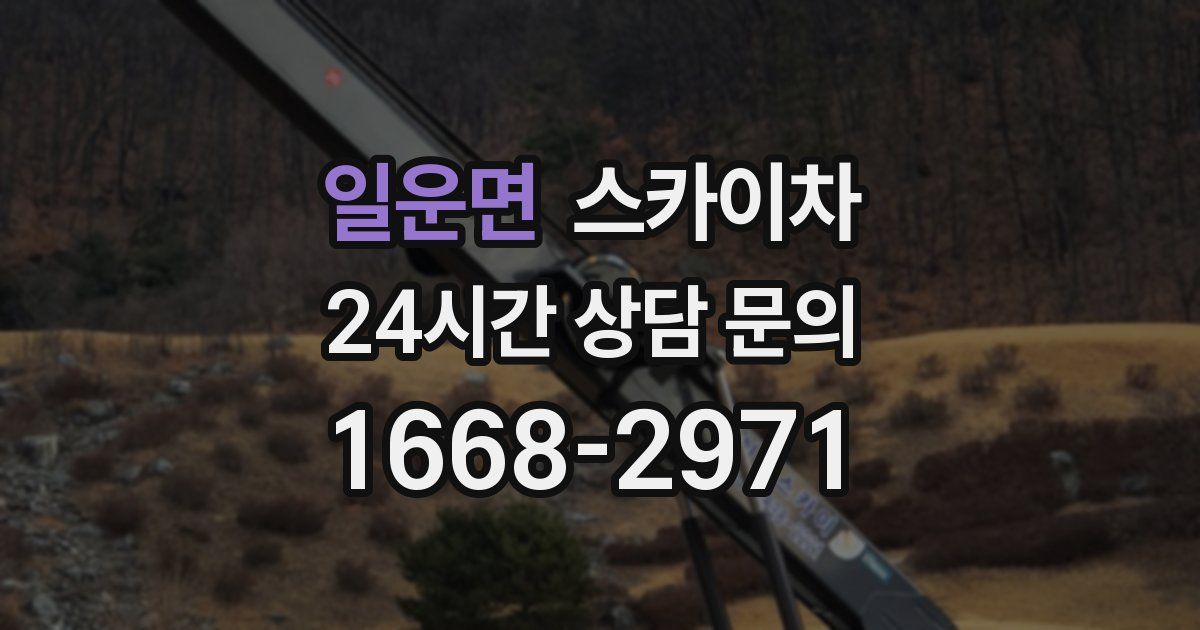 일운면 스카이차