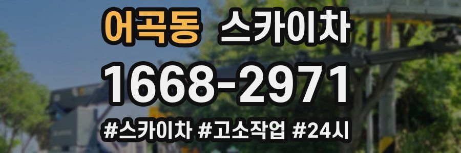 어곡동 스카이차
