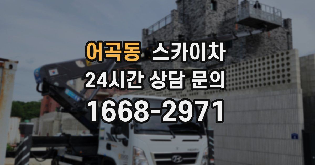 어곡동 스카이차