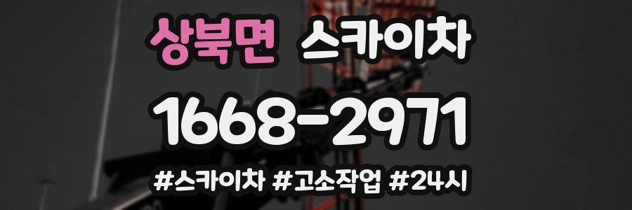 상북면 스카이차