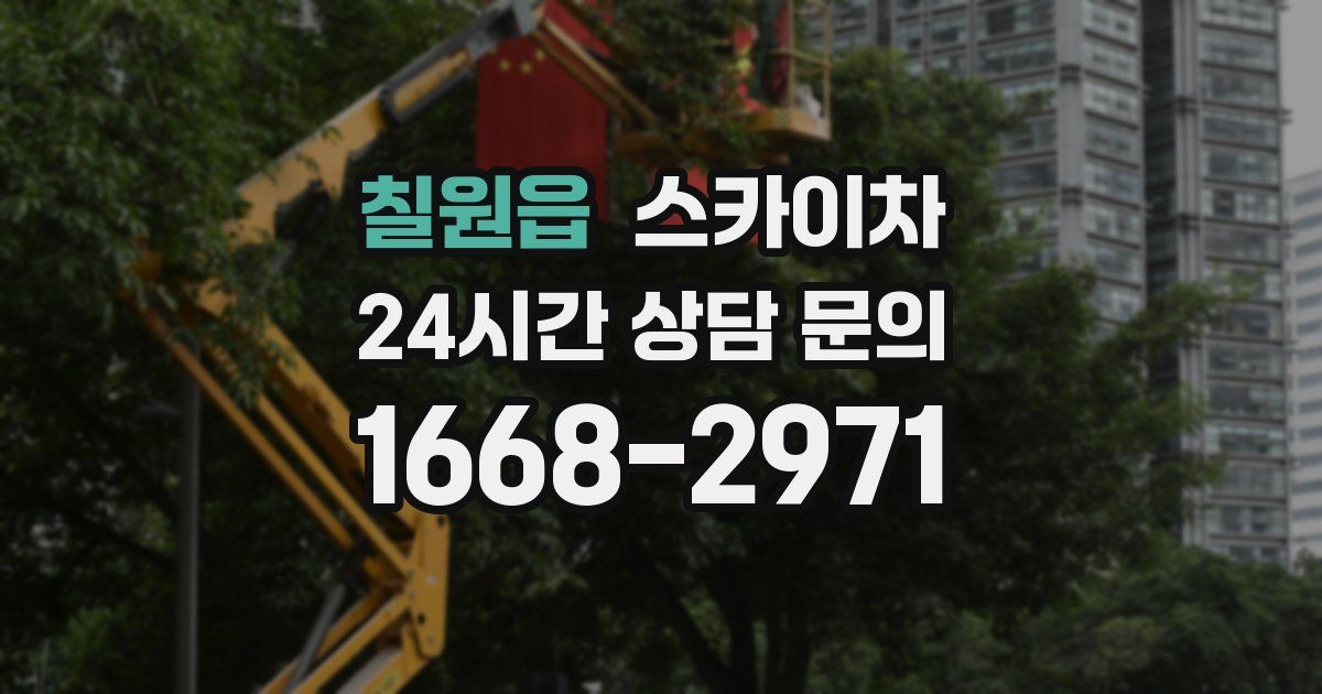 칠원읍 스카이차