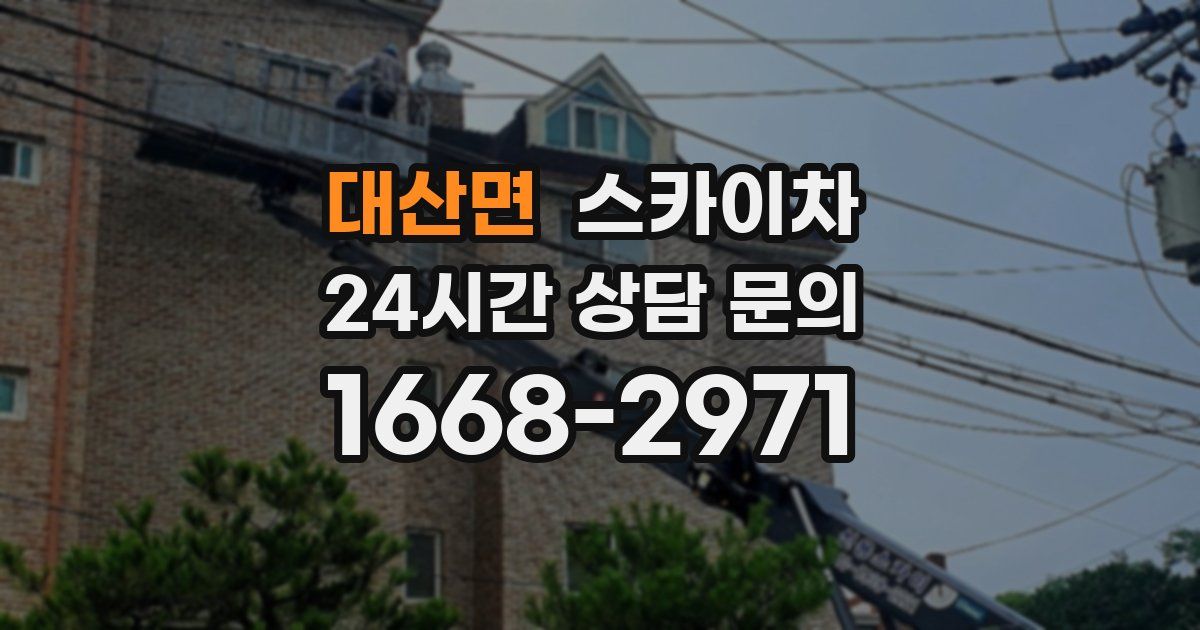대산면 스카이차