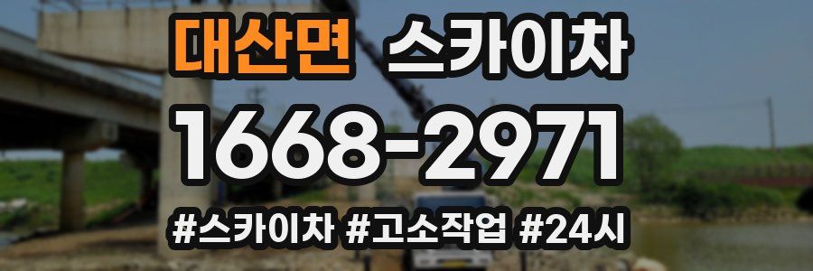 대산면 스카이차