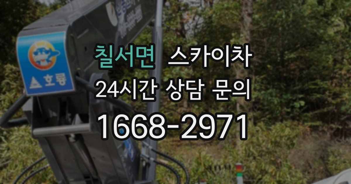 칠서면 스카이차