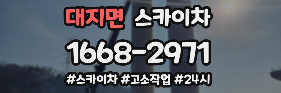 대지면 스카이차