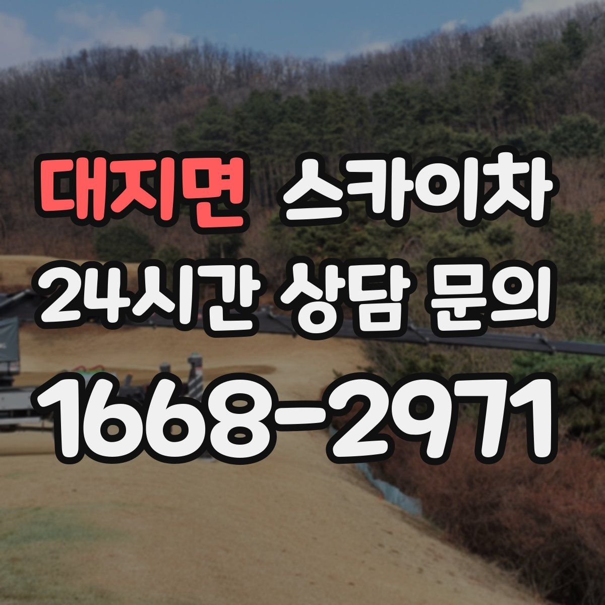 대지면 스카이차