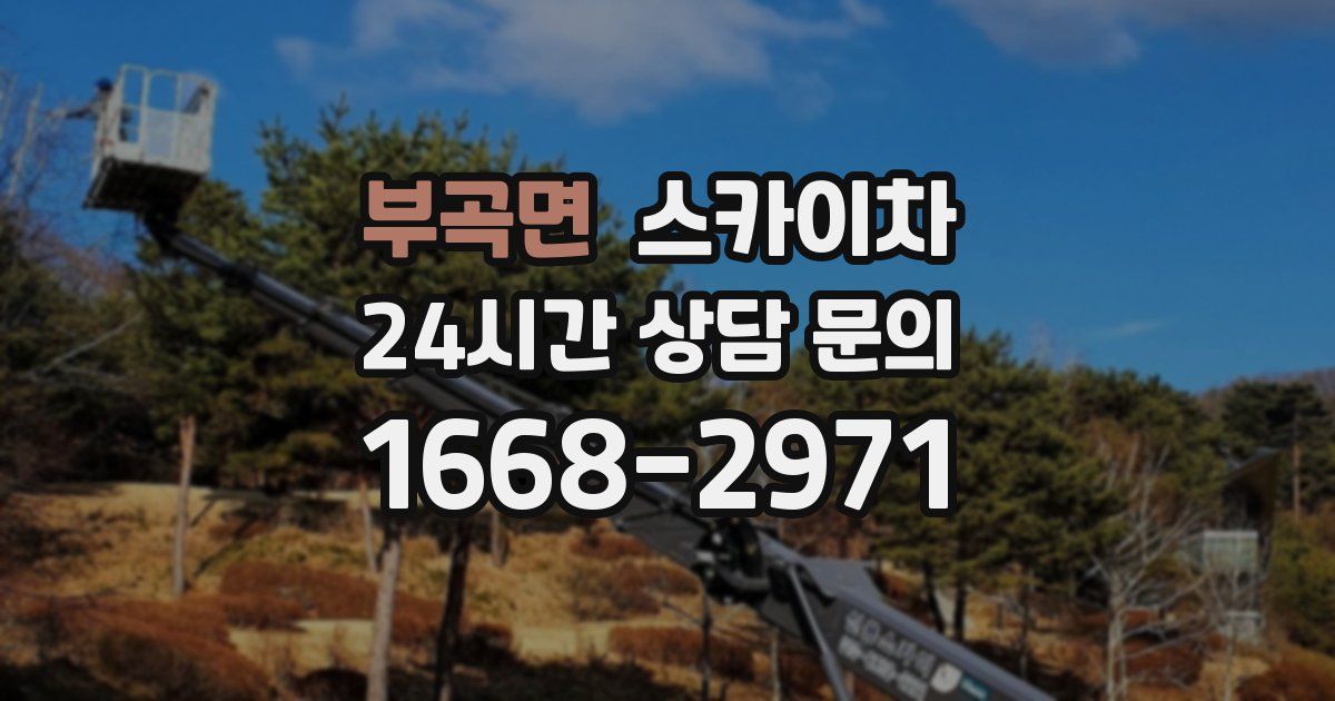 부곡면 스카이차