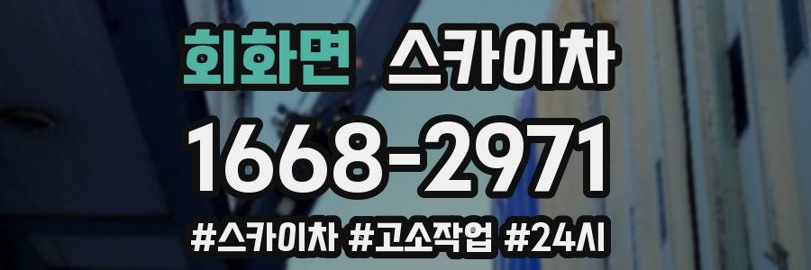 회화면 스카이차