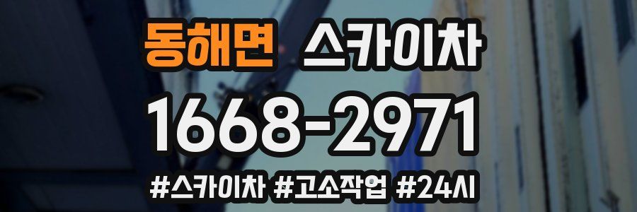 동해면 스카이차