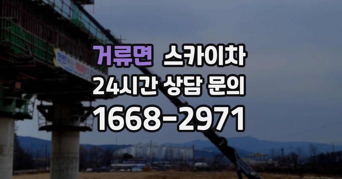 거류면 스카이차