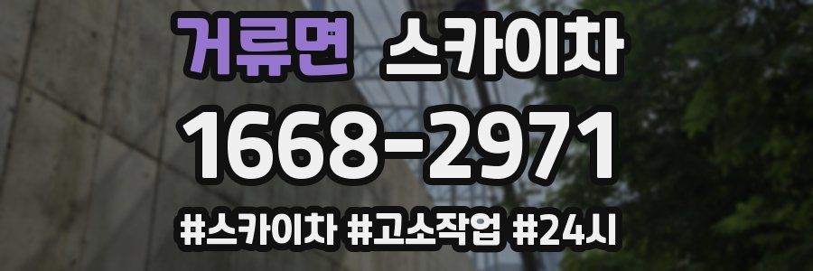 거류면 스카이차