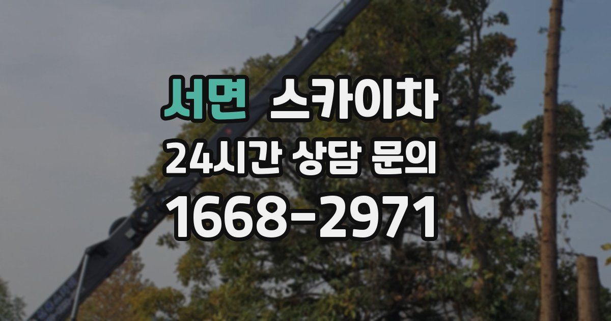 서면 스카이차