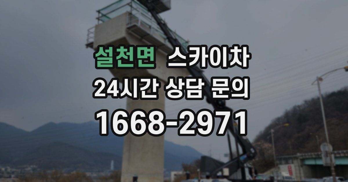 설천면 스카이차