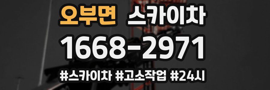 오부면 스카이차