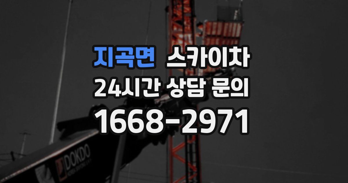 지곡면 스카이차