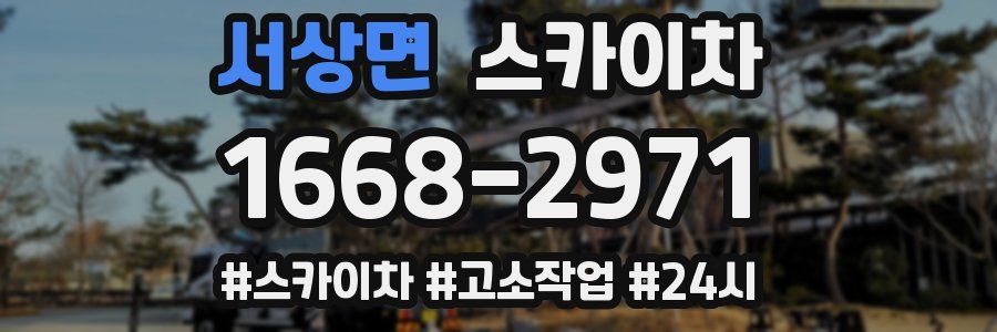 서상면 스카이차