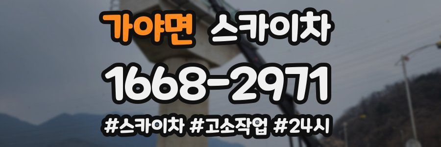 가야면 스카이차