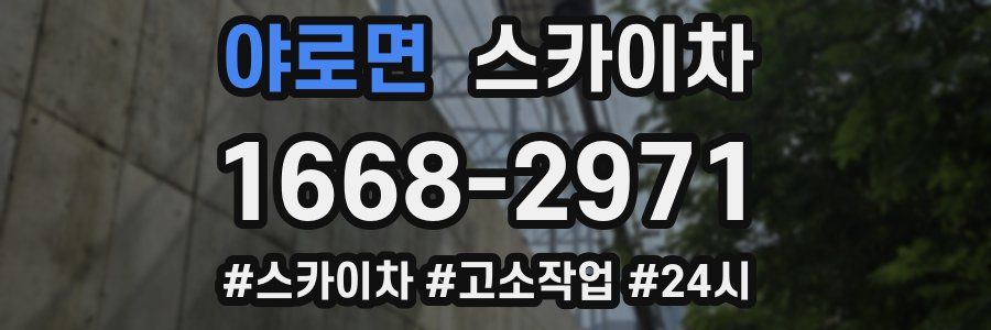 야로면 스카이차