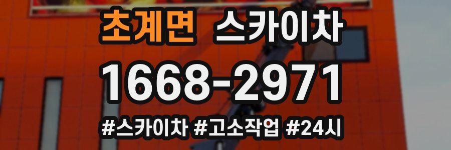 초계면 스카이차