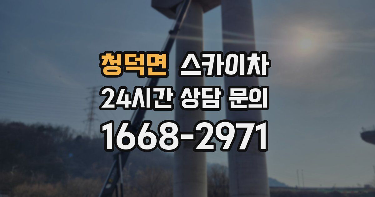 청덕면 스카이차