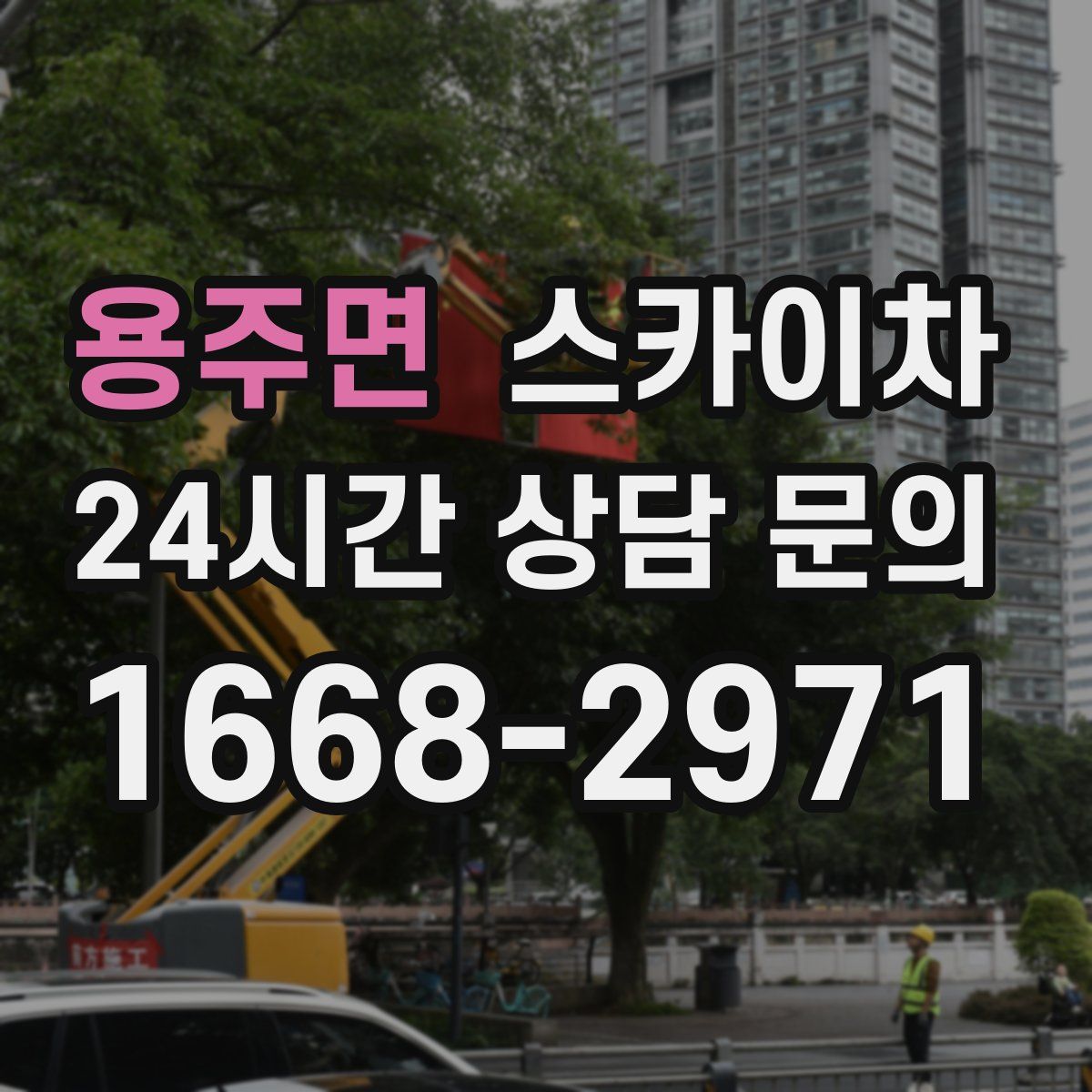 용주면 스카이차