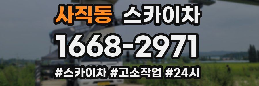 사직동 스카이차