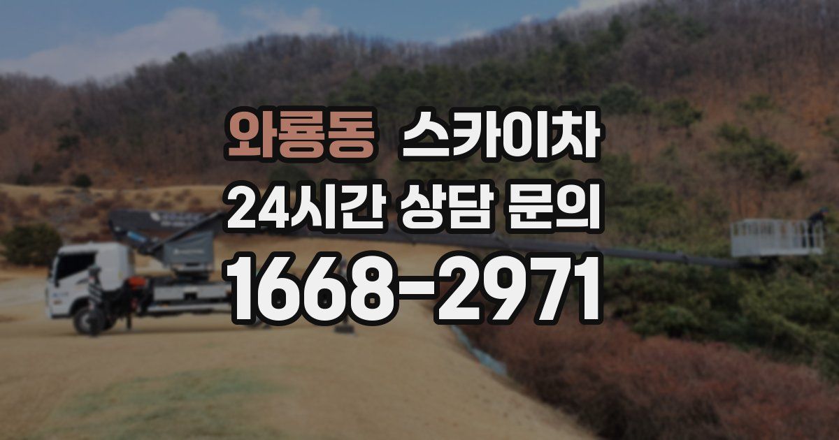 와룡동 스카이차