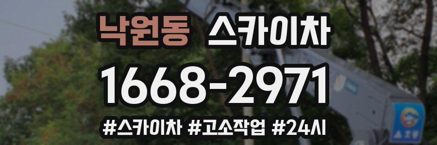 낙원동 스카이차