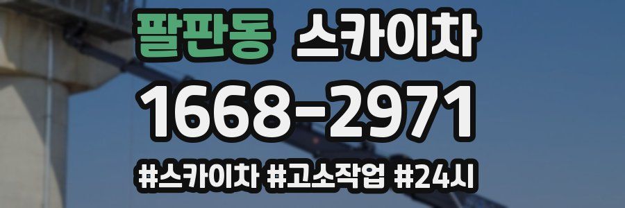 팔판동 스카이차