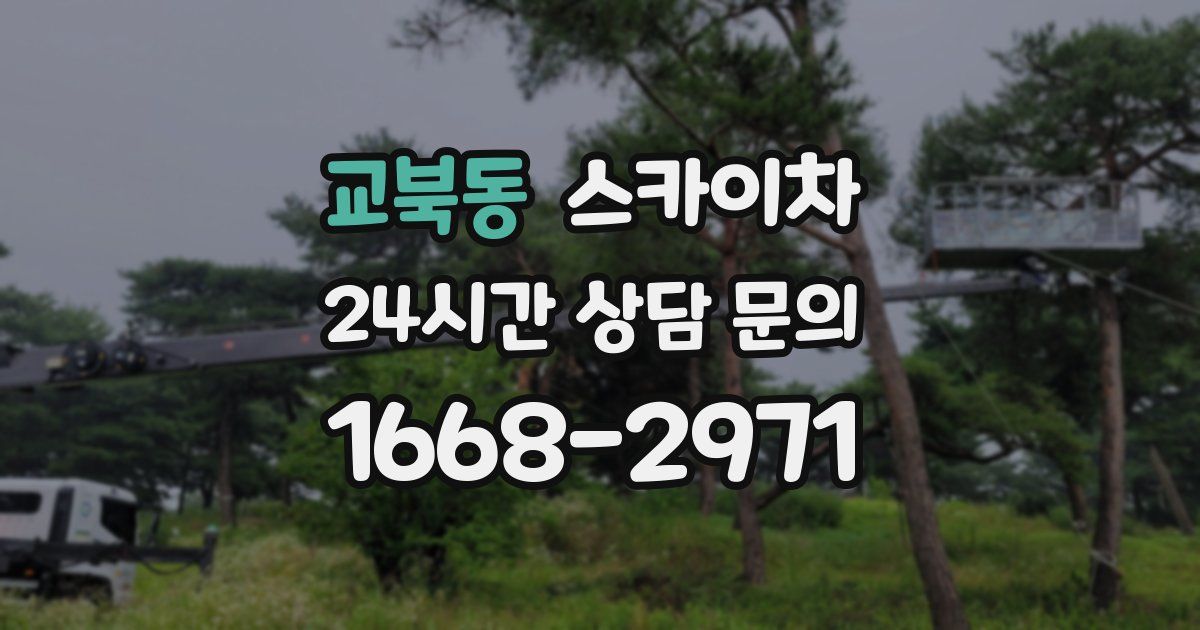 교북동 스카이차