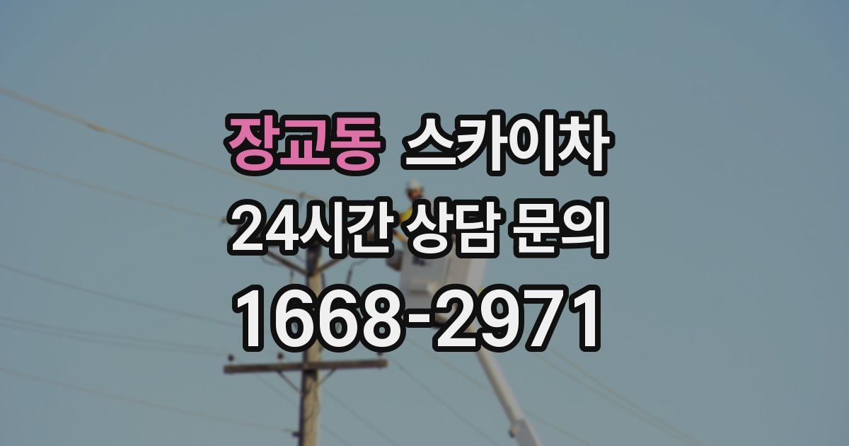 장교동 스카이차